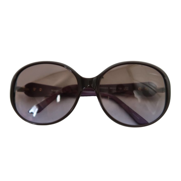 Vintage Missoni purple gradient lens bug eye round sunglasses